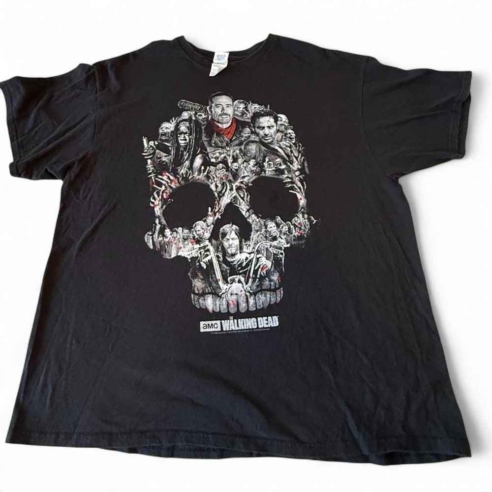 The Walking Dead black cotton t-shirt Size XXL